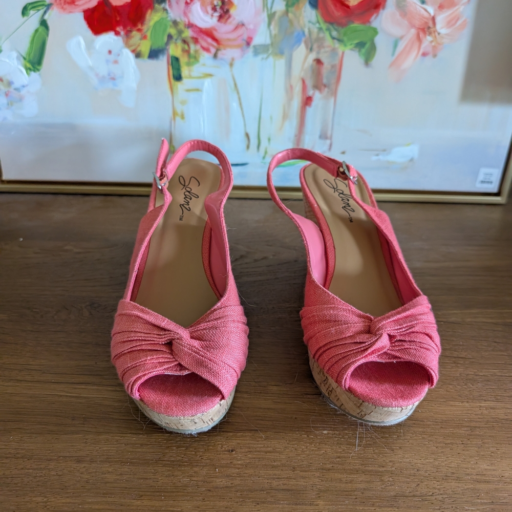 Seychelles Pink Espadrille Slingback Espadrilles
